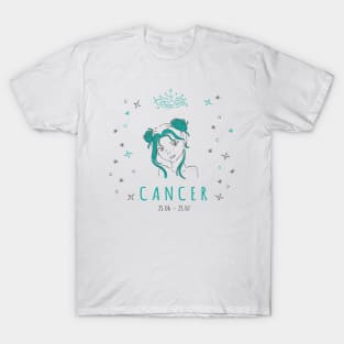 Cancer Zodiac Sign T-Shirt